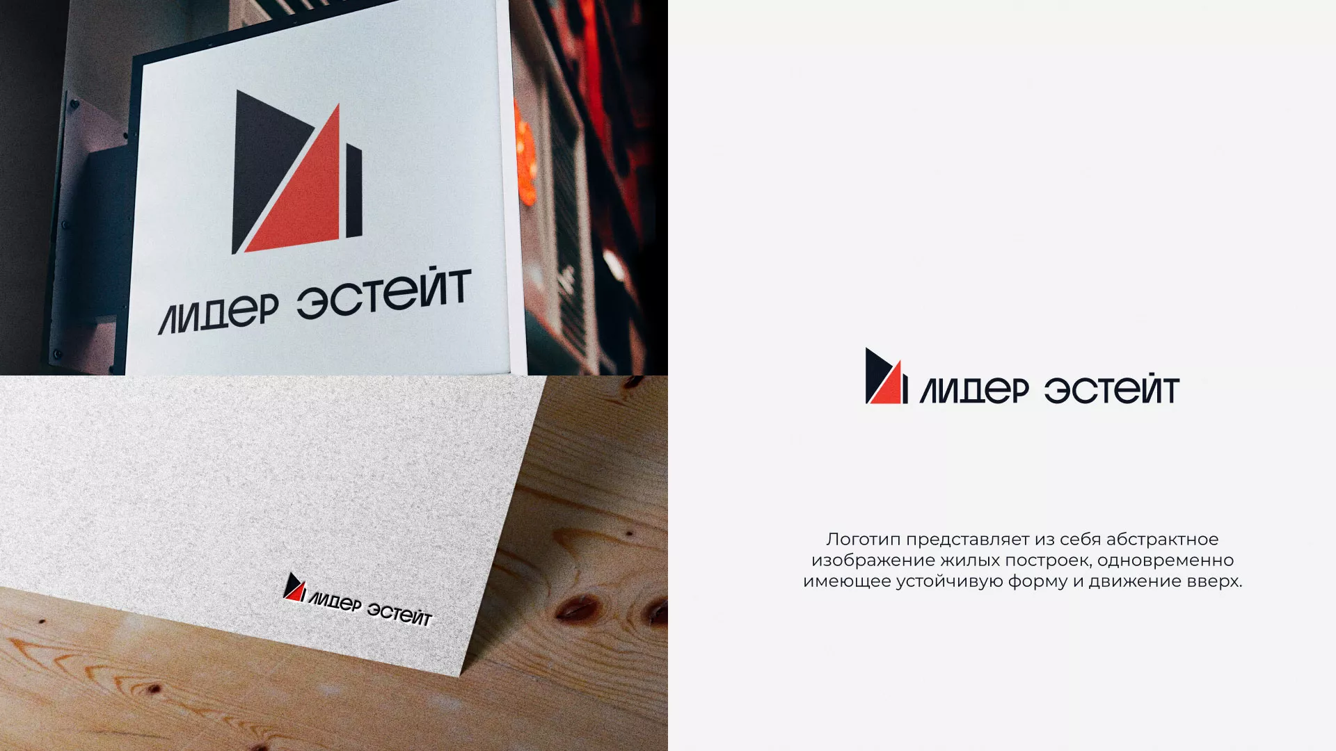 Сделали логотип для агентства недвижимости «Лидер Эстейт» в Усмани